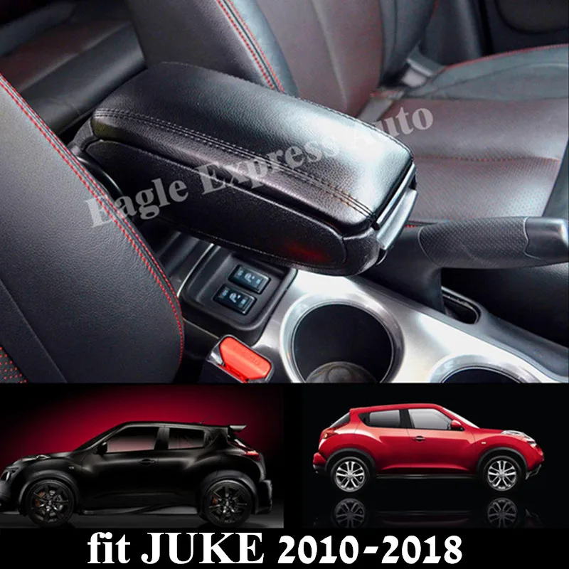 For Nissan Juke 2010 2019 Leather Pu Armrest Box Central