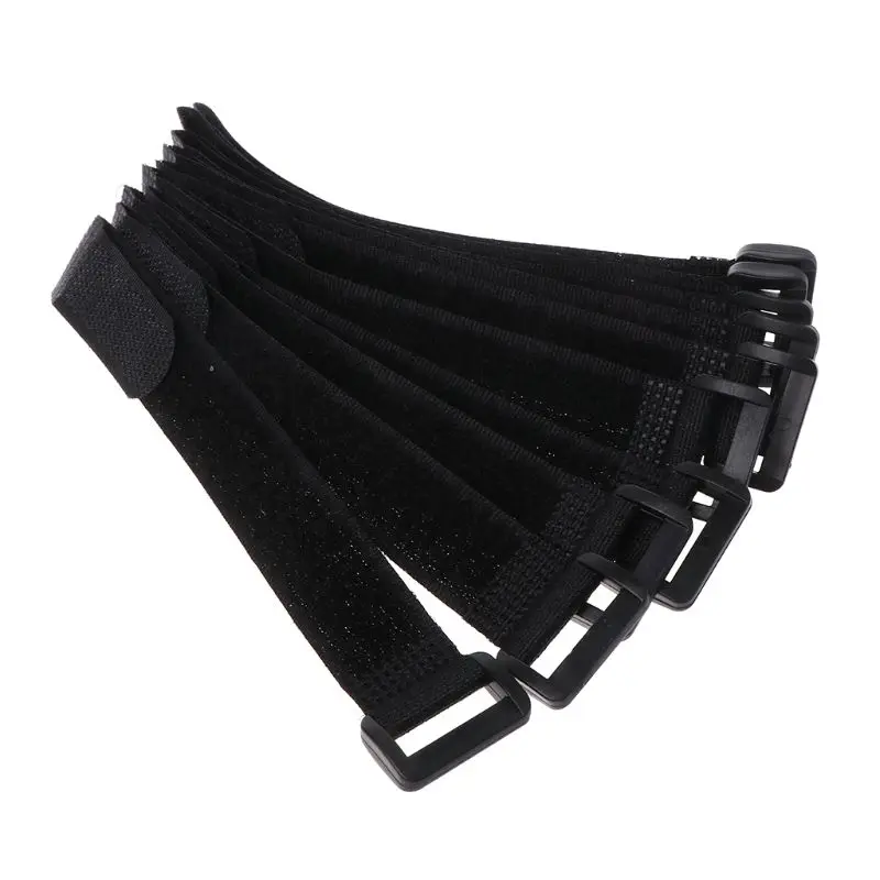 

10 Pcs/Set Fishing Rod Strap Fixing Belt Magic Sticker Elastic Universal Pole Tie Fastening Band Portable Outdoor Fishing Tackle