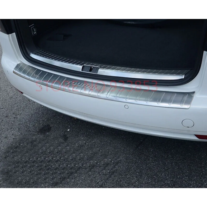 

STYO Car Stainless Steel Rear Bumper Protector Sill Cover Plate Trim For Touran 2011-2015