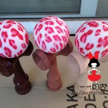 100 шт., 4 цвета, 4 вида ручки kendama, вы можете выбрать узор Cheetah