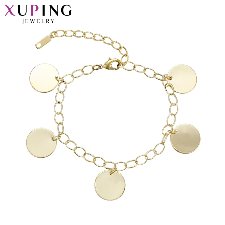 

Xuping Fashion Elegant Light Yellow Gold Color Plated Bracelets Popular Design Bracelets Jewelry Gift for Wedding S70,8-73274