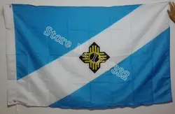 США Висконсин Madison City флаг Лидер продаж товаров 3x5ft 150x90 см Баннер латунные металлические отверстия