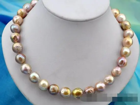 

song voge gem nanJ2380 lavender almost round Edison Reborn pearl necklace
