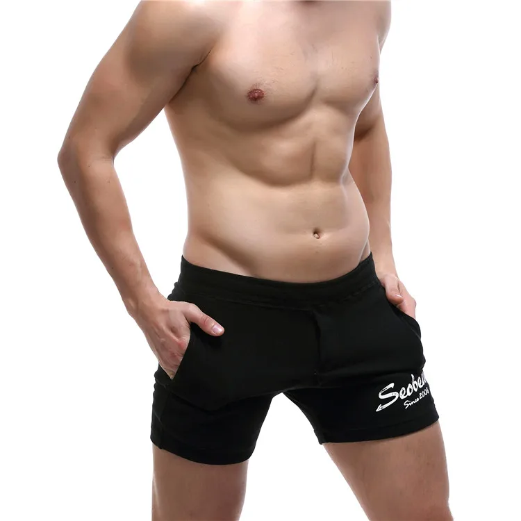 Бренд SEOBEAN Mens низкая посадка спортивные мягкий Бег Training Короткие штаны Размеры M, L, XL