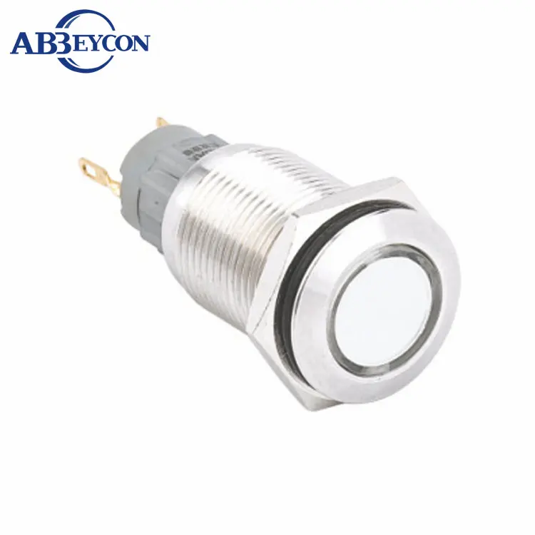 16mm 빨간색 녹색 앰버 링 LED 24V 방향 자동차 차량 트럭 보트 범용 신호 경고 대시 전구 표시기 파일럿 램프