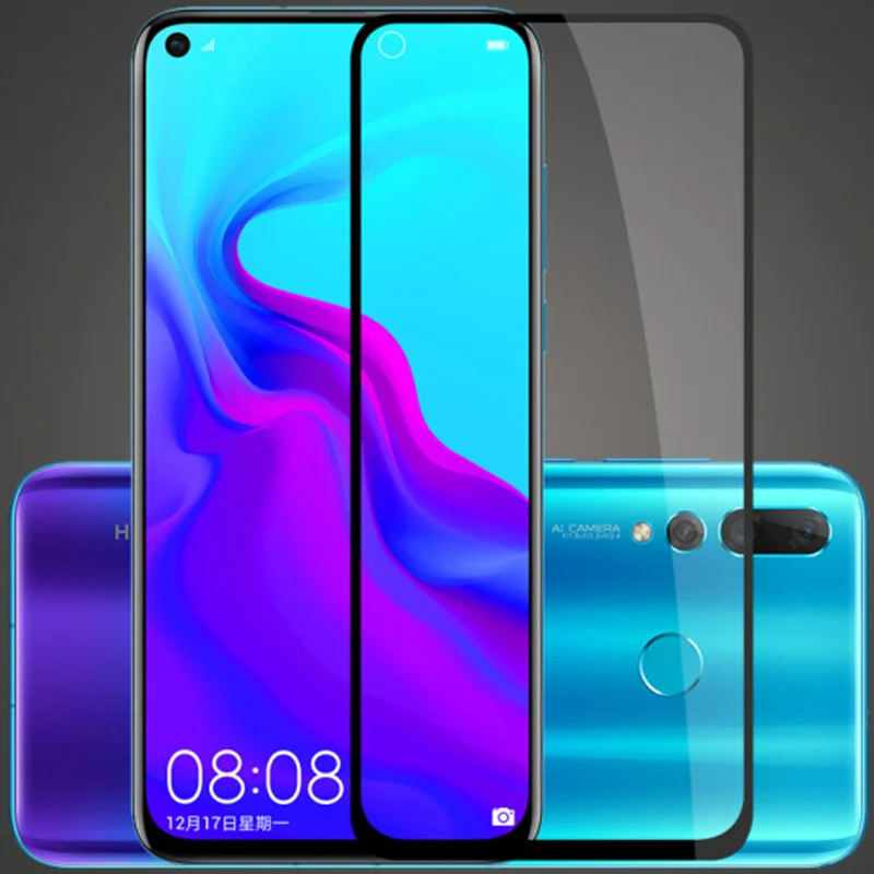 Защитное стекло MOFi v20 для huawei honor view 20, полное покрытие, защитная синяя черная Передняя пленка для honor v20, закаленное стекло 6,4"