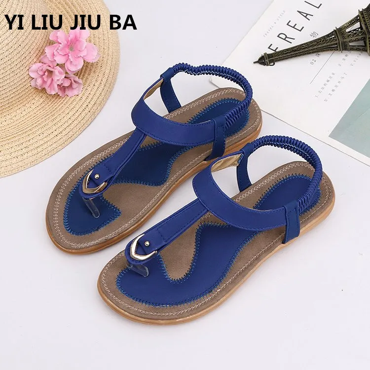 

New Women Sandals Fashion Summer Women Shoes Bohemia Gladiator Beach Flats Casual Sandals Leisure Ladies Sandals Women **718