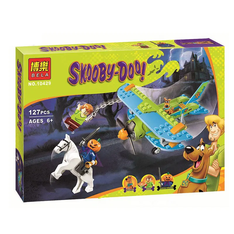 

Bela Scooby-Doo Mystery Plane Adventures Building Kit Compatible Legoings 75901 Building Toys Blocks Set(127 Piece)