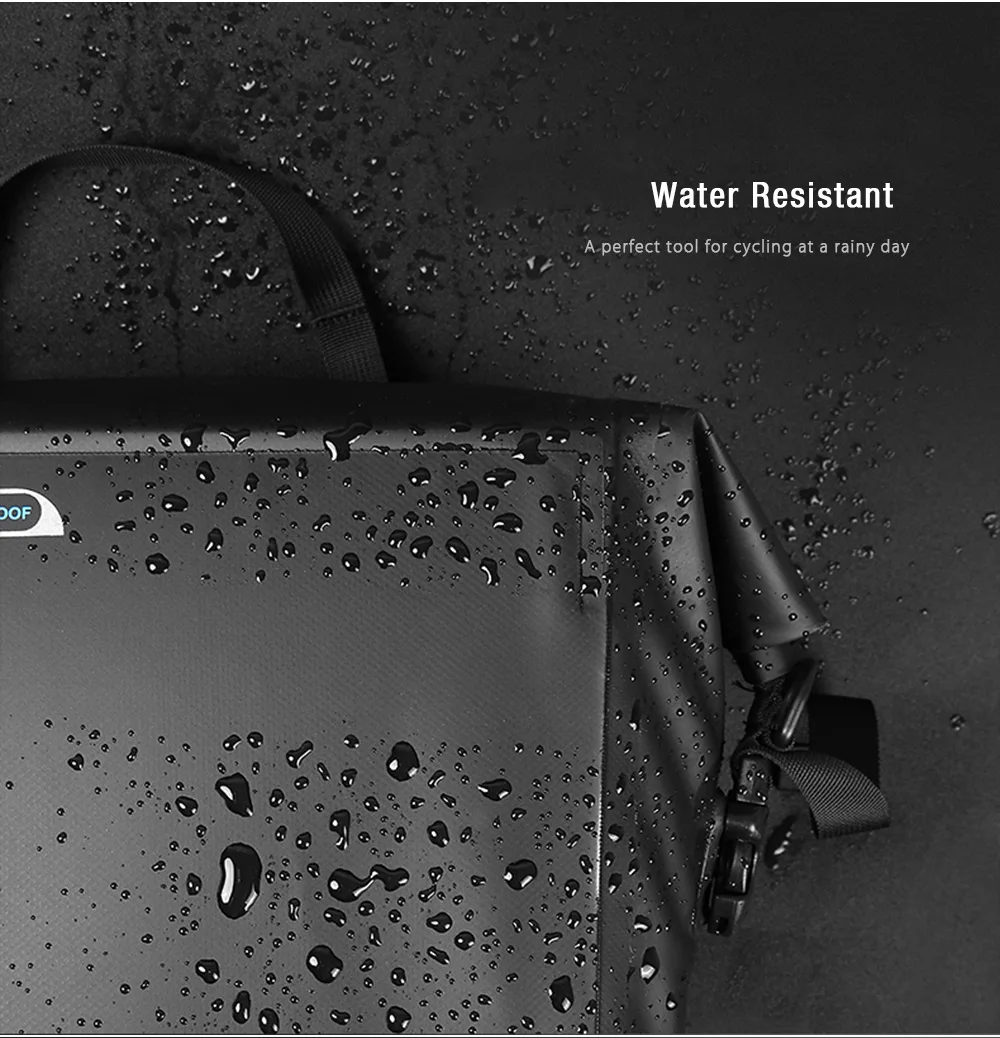 Perfect ROSWHEEL 20L Large Capacity Water Resistant Bicycle Rear Rack Bag Hanging Pannier PVC Bicycle Rear Rack Bike Front Tube Pannier 4 Perfect ROSWHEEL 20L Large Capacity Water Resistant Bicycle Rear Rack Bag Hanging Pannier PVC Bicycle Rear Rack Bike Front Tube Pannier 4
