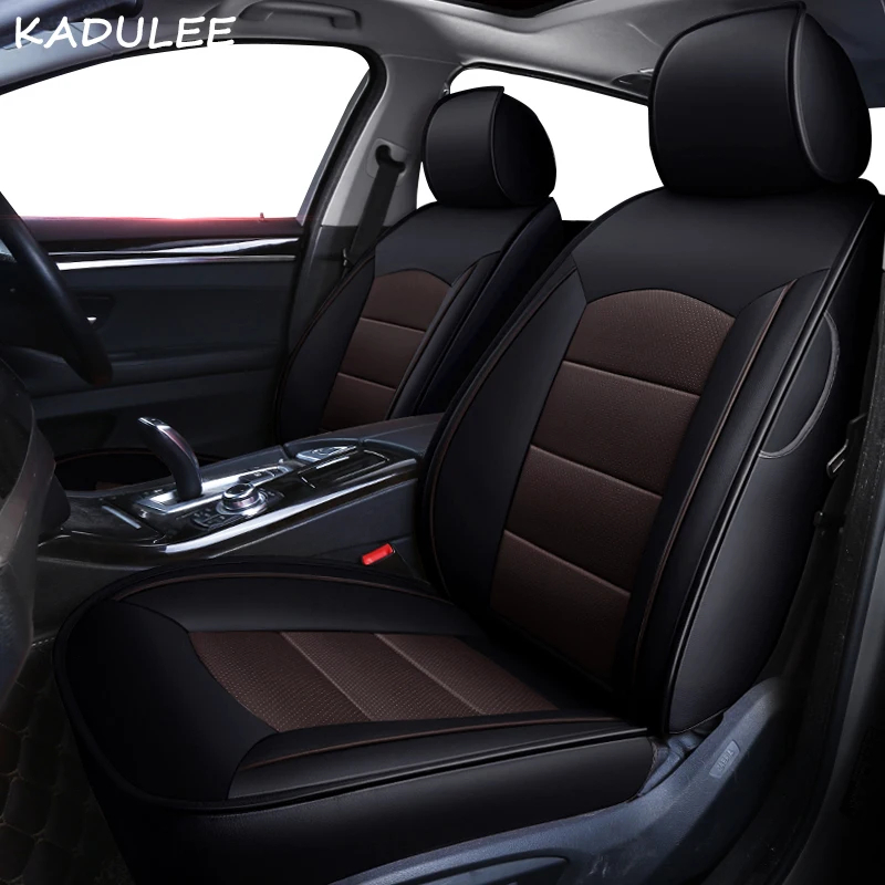  KADULEE custom real leather car seat cover for Volkswagen vw UP scirocco R36 Multivan Caravelle Sha