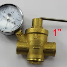 1-дюймовыечистые этикетки пробки, DN25, марка латуни материал поршень Стиль Давление редукционный клапан водонагревателя, очиститель воды регулирующий клапан