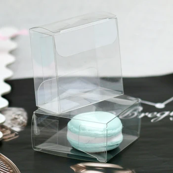 

5*5*2.5cm Transparent Macarons packing box single grain loading Macaron boxes gift box ,200piece\lot .DHL Free shipping