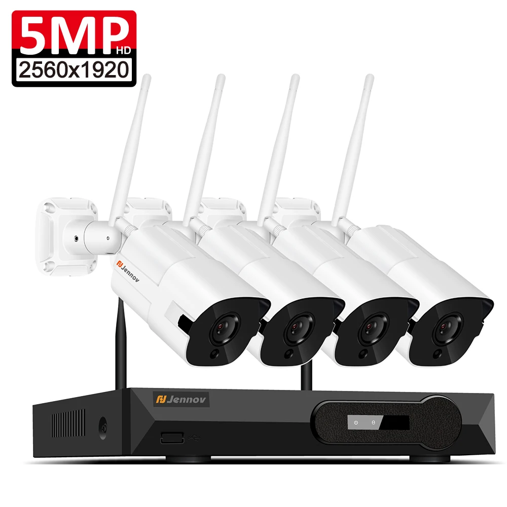 

HD Wifi 5MP H.265 Wireless CCTV Camera System ip Video Surveillance System Kit 5.0MP NVR WI-FI Camera Wifi Security CCTV Set