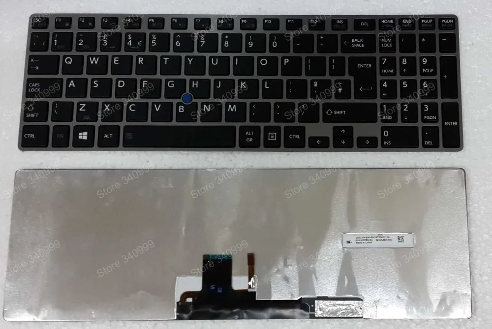 

New laptop keyboard For TOSHIBA Tecra Z50 Z50-A with frame US NSK-V30BN OU 9Z.NAZBN.00U G83C000EB3EN 39T0045101A