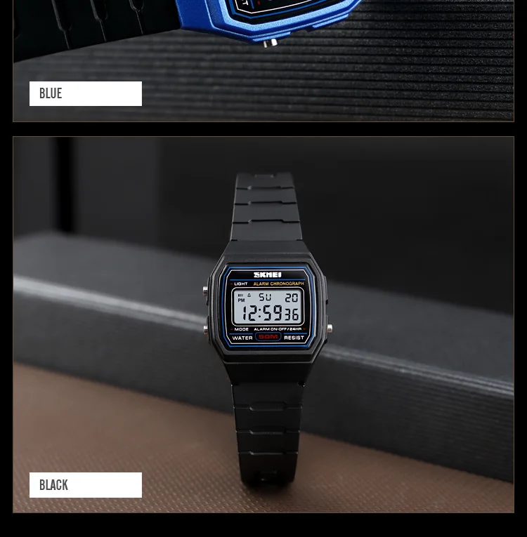 SKMEI 1460 новые спортивные детские часы водостойкие наручные часы будильник 12/24 часовые часы светящиеся цифровые часы Relogio детские часы
