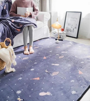 

3D Creative Doormat Flamingo and plant printed Carpet Hallway Carpets for Living Room Bedroom rug Kitchen Anti-skid Floor tapete