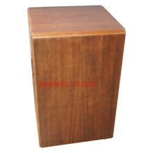 Afanti Music Acacia Wood / Natural Cajon Drum (KHG-161)