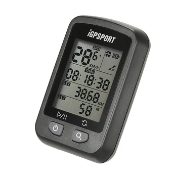 

iGPSPORT Rechargeable IPX6 Waterproof Auto Backlight Screen Bike Cycling Cycle Bicycle GPS Computer Odometer with Mount