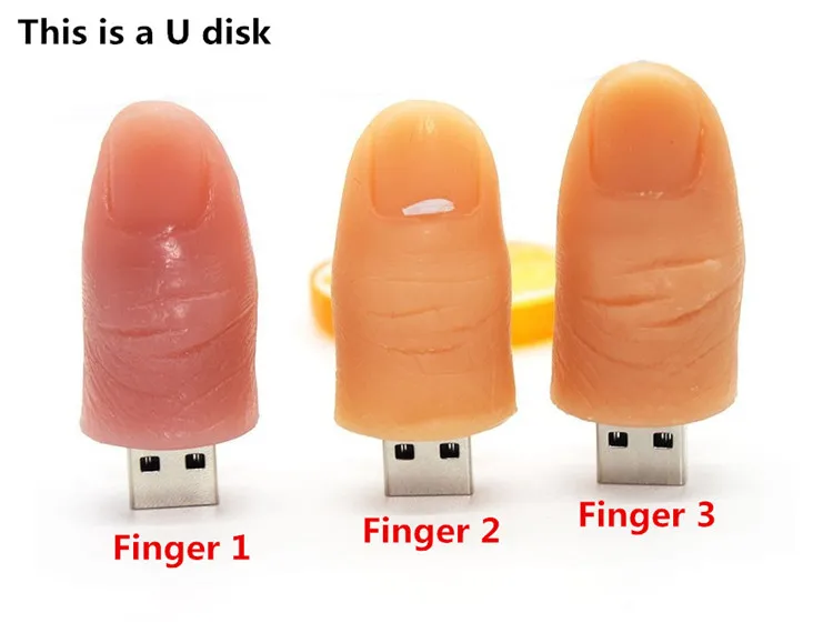 

2017 USB 3.0 Flash Memory Funny Cartoon Pendrive Human Finger Model 4/8/16/32/64GB USB Flash Drive Flash Memory Stick Pen Drive