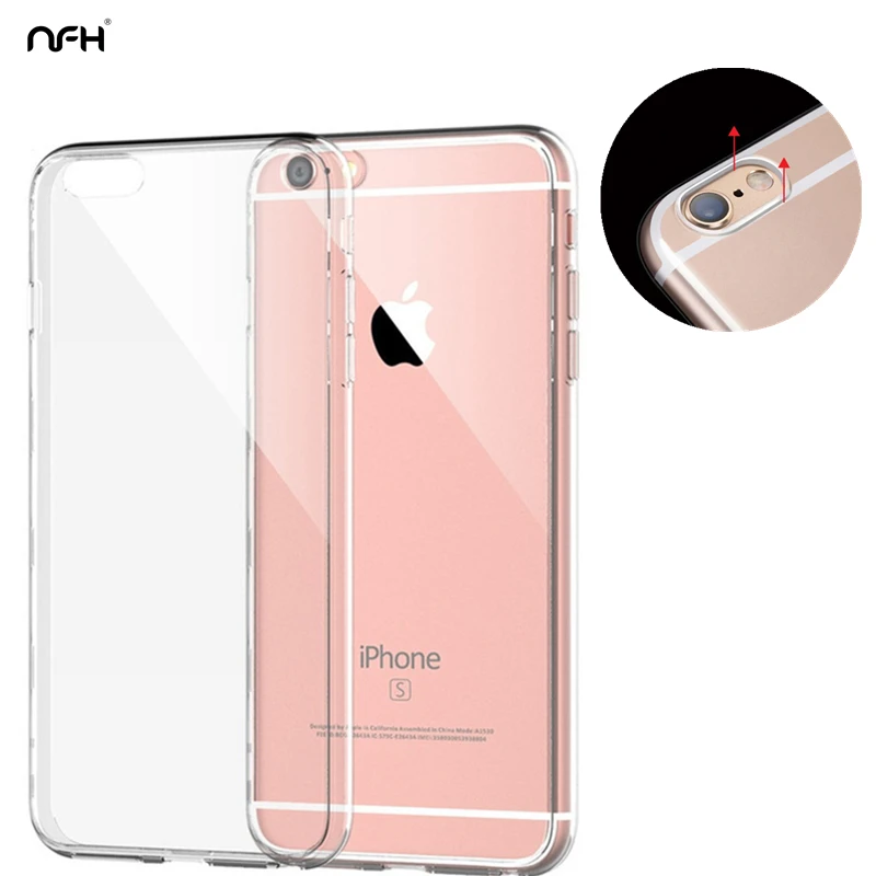 

2piece Transparent Soft TPU Celular Case For Apple iPhone 5 5S SE Slim Clear TPU Cases On 5S 5SE Ultra Thin Silicone Back Cover