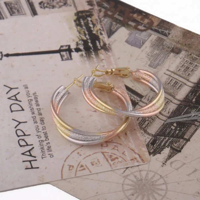 MxGXfam Mix круг цвет золотой (14 K/розовый/белый цвет)|jewelry sets for women|circle jewelry setjewelry |