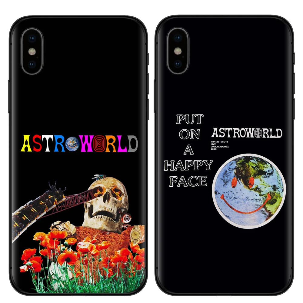 FUNNYRUI travis scott phone cases astroworld sicko mode