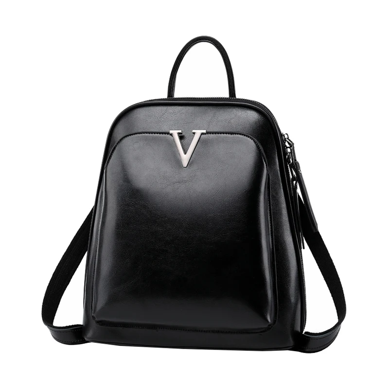 

Vintage Backpack Large Capacity School Bags Women's Leather Handbag Teenage Girls Pouch Female Shoulder Bag Accessories Supplies