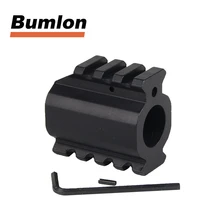 Airsoft низкий профиль Крепление Пикатинни Rail газовый блок Крепления подходят для 0,7". 223rem Калибр баррель 19 мм для охоты 1-0007