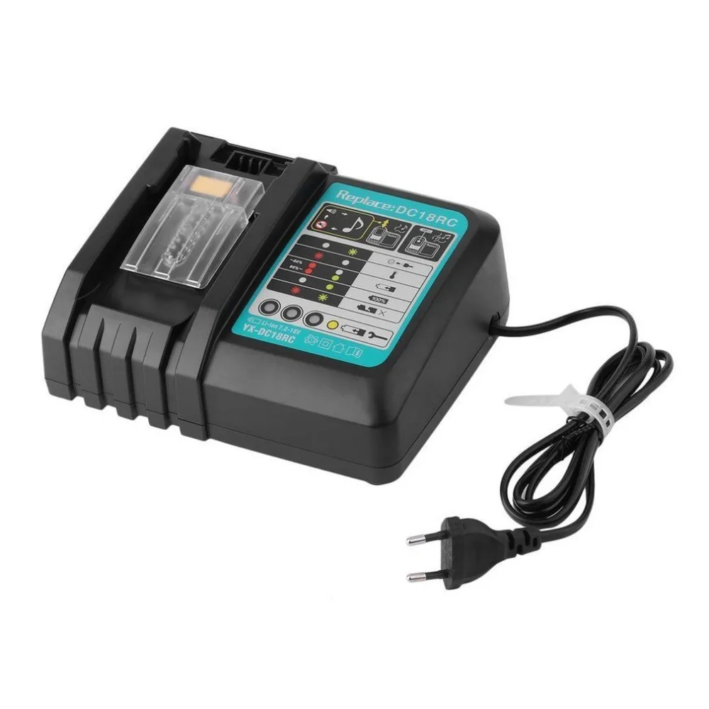 

DC18RC 7.2V-18V Rapid Power Tools Battery Charger Tool Li-ion Charger for Makita Power Tool Battery DC18RA DC18RC DC7100