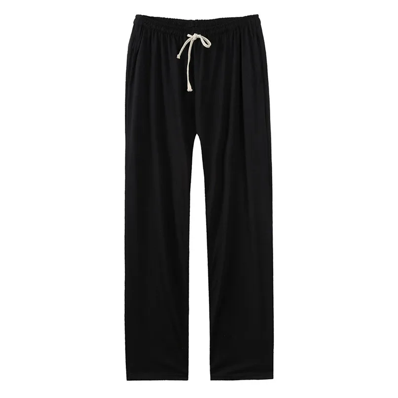 Men Straight fitness breathable dance solid color trousers Men's Casual Solid Loose Sweatpants Trousers Jogger Dancing Pant #2s1 (6)