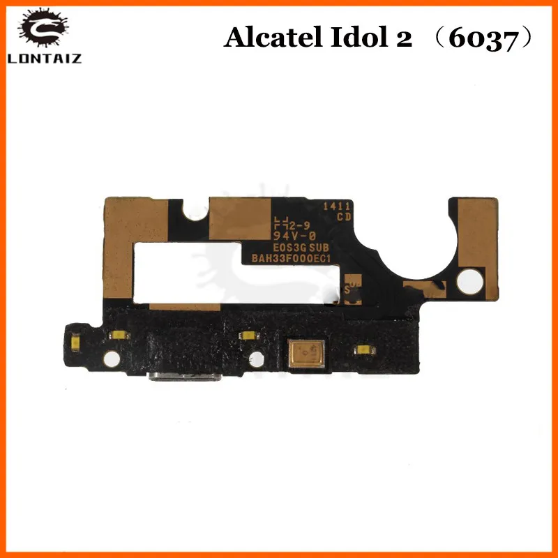 

For Alcatel One Touch Idol 2 OT6037 6037 6037Y flex USB Charger Port Connector Board Mic Charging Flex Cable