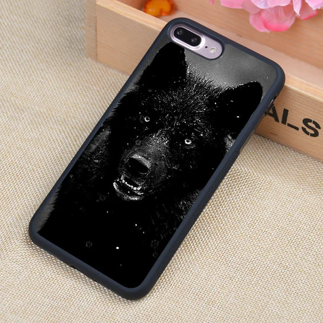 MaiYaCa Cool Black Wolf Luxury Phone Cases For iPhone 6 6s