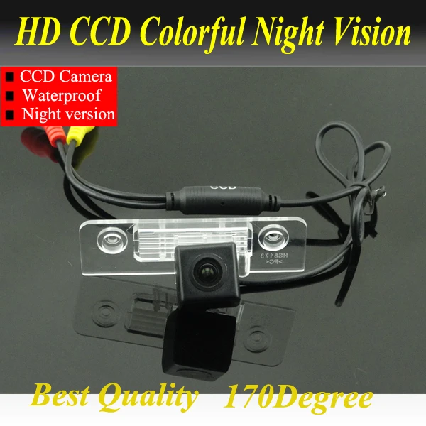 Камера заднего вида для Skoda Octavia Автомобильная камера заднего вида с водонепроницаемой IP 68k+ Широкий угол 170 градусов+ CCD HD