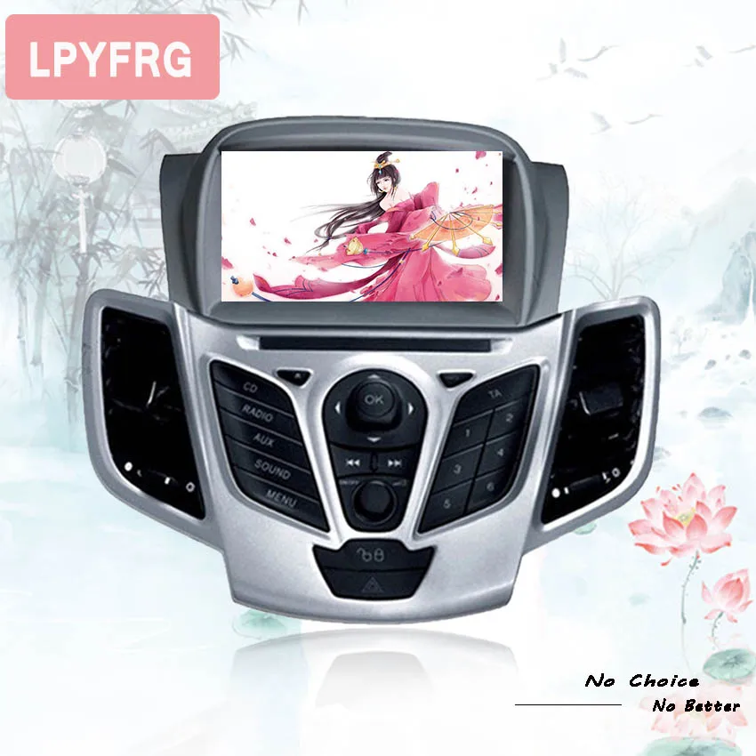 Cheap Android 9.0 Car DVD player GPS Stereo Head Unit Audio Radio DVD for Ford Fiesta 08 2009 2010 2012 2013 2014 2015 2016 2017 2018 2
