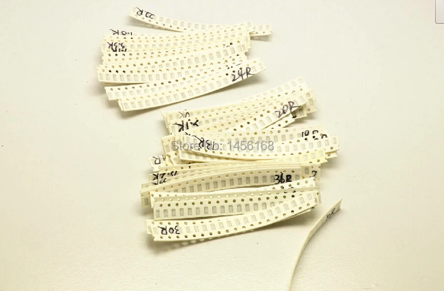 Free Shipping 1206 SMD resistor pack 0 Euro -39 Europe 1% precision used 40 kinds each 20 Total 800 | Электронные компоненты и