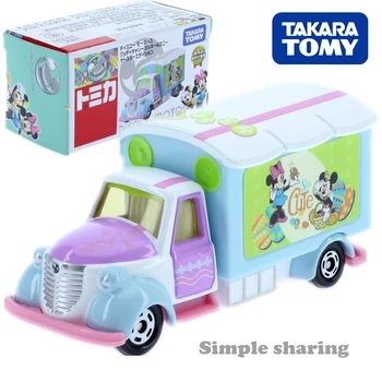 

Takara TOMY Tomica Disney Motors mikey mouse truck Model kit Diecast miniature Kids lorry Toys hot funny anime figure baby toys