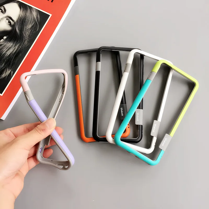 

Bumper For iPhone 6 6s 7 8 plus X Soft TPU Frame Case Cover Slim Fundas For iPhone 7 8 Soft silicon bumper Multi Color