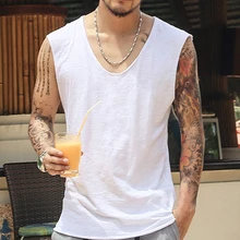 Майка Для мужчин майку бренд высокое качество Для мужчин жилет Повседневная одежда Singlets Для мужчин без рукавов Лето T4005