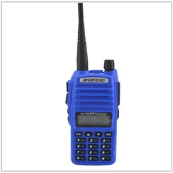 Портативный Baofeng Радио UV-82 Walkie Talkie Цвет синий двухдиапазонный VHF/UHF радиолюбителей трансивер Baofeng UV82 w/Бесплатная наушник