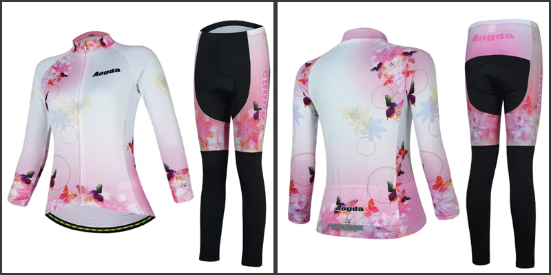 Aogda женский комплект одежды для велоспорта зимний термальный флисовый Майо Ropa Ciclismo MTB велосипедные майки костюм велосипедная одежда