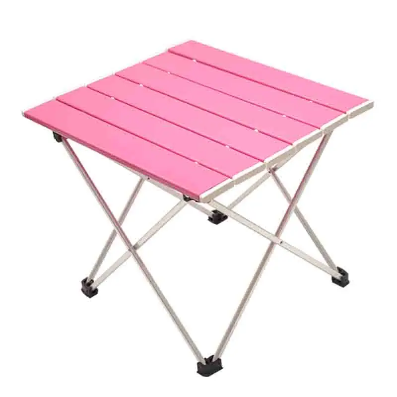 

Ultralight Mini Portable Assembly Collapsible Outdoor Furniture Camping Folding Square Table Aluminum Alloy Desk Picnic Table