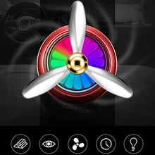 Новейшая автомобильная парфюмерная розетка вентиляционный зажим мини вентилятор освежитель головы самолета ароматерапия парфюм вращающееся украшение# Auzoe