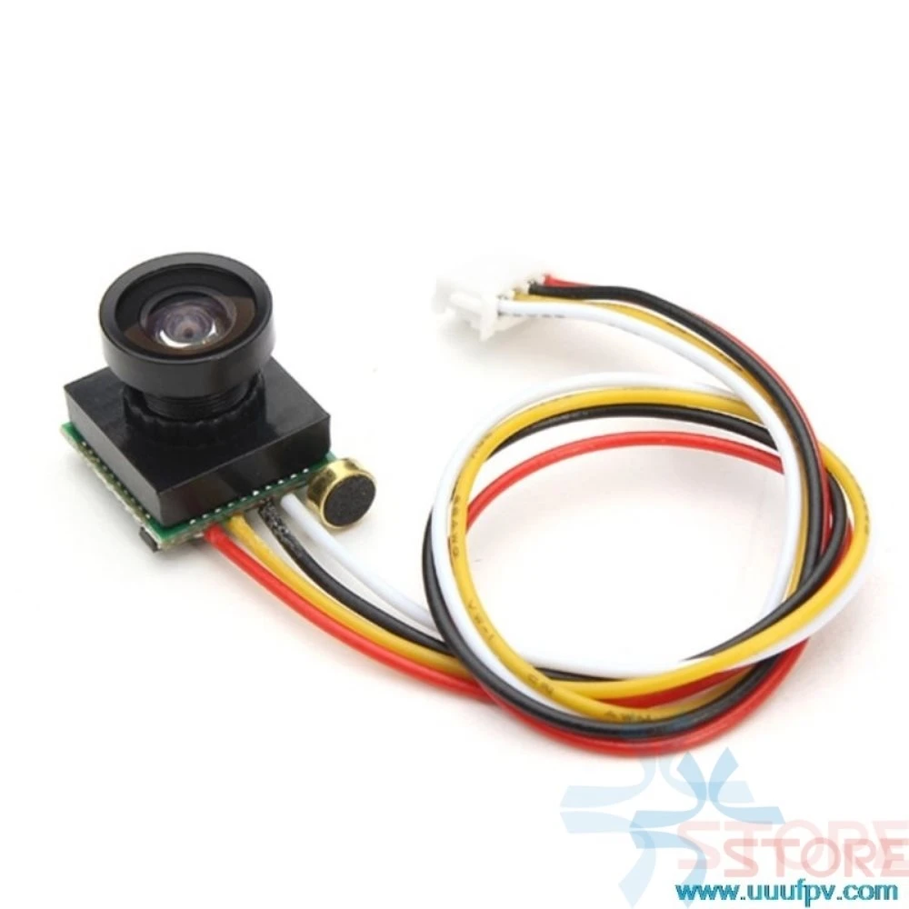 

600TVL 170 degree super small color video mini FPV camera with audio for Mini 200 250 300 Quadcopter