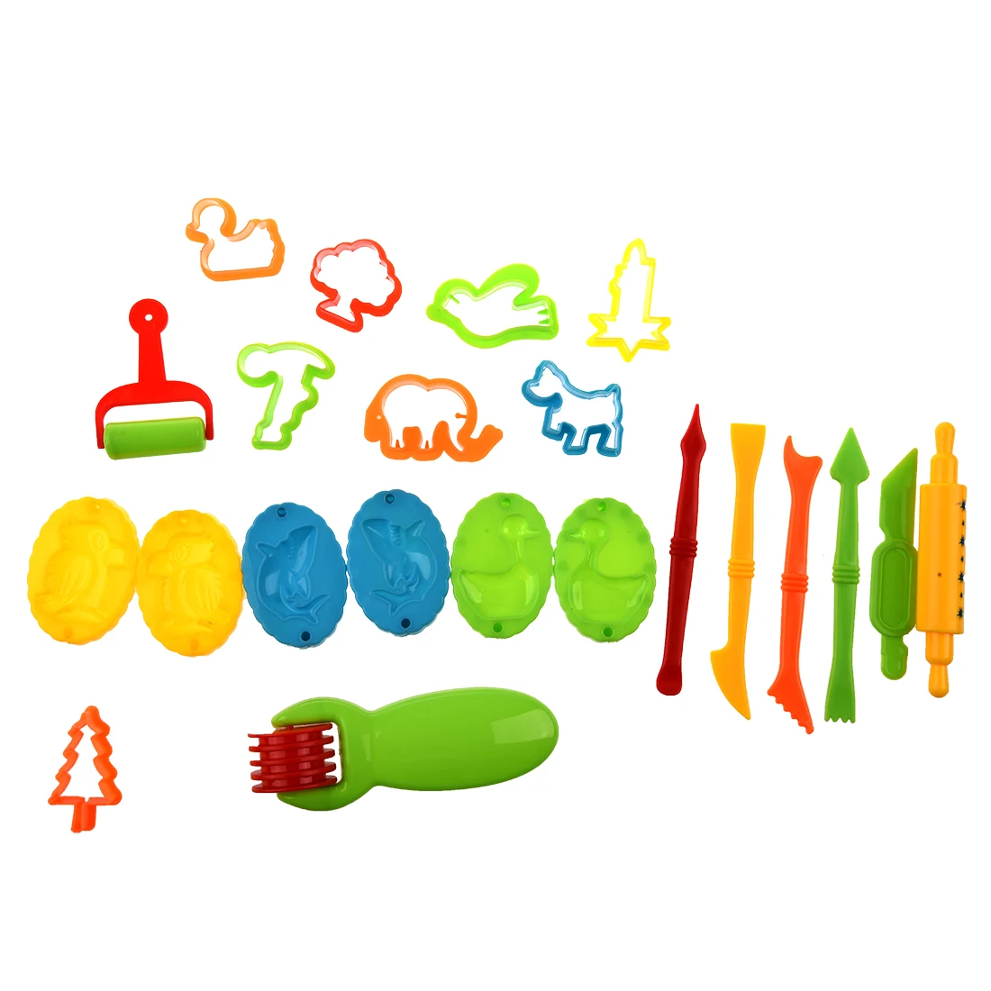 

New 23 Plasticine Making Tools Color Clay Mould Set