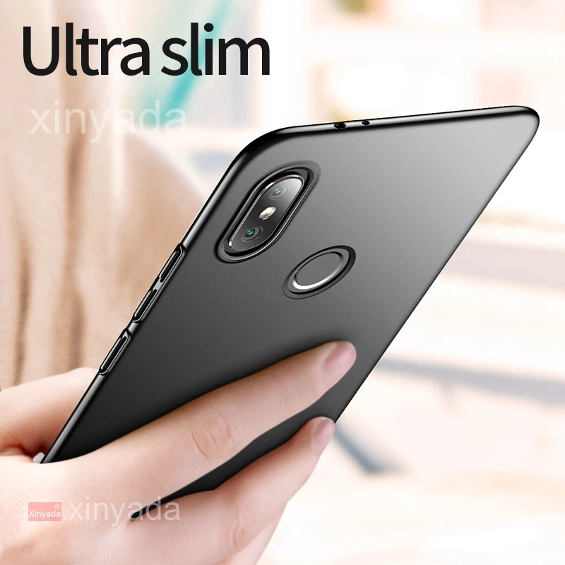 

Slim Bumper Hard PC Case For Xiaomi 8 8SE Mi8 Redmi Note 7 Pro 6 6A S2 Y2 Pocophone F1 Case Matte Armor Back Cover Shell luxury