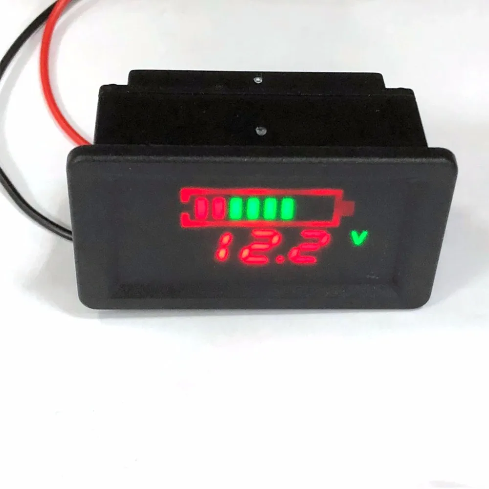 

Waterproof 12V Lead-Acid Battery Status Capacity LED Display Indicator Voltmeter Digital Meters Tester Tools