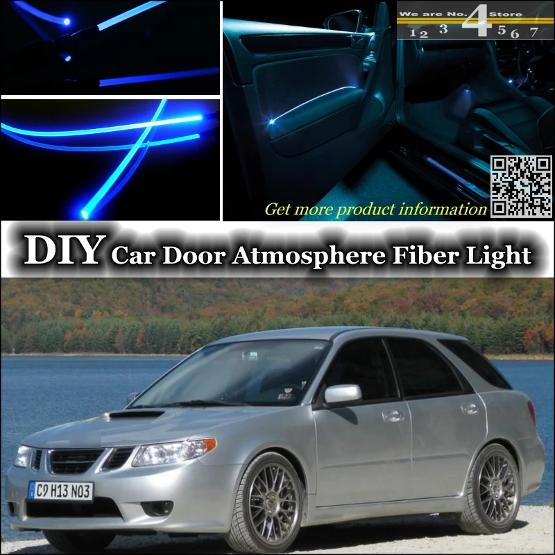 Us 26 91 21 Off Interior Ambient Light Tuning Atmosphere Fiber Optic Band Lights For Saab 9 2x Inside Door Panel Illumination Not El Light In Signal