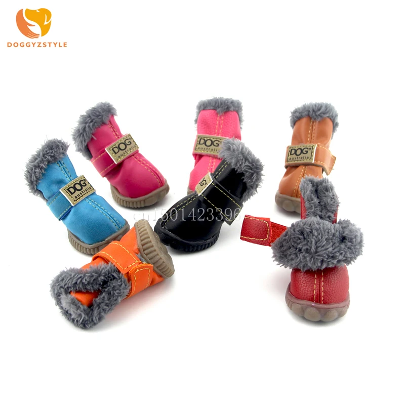 623 11 De Réductionchaussures Pour Animaux De Compagnie Imperméables Hiver Chien Chat Bottes De Neige Chaud Chiot Chaussons Pour Chihuahua Yorkie