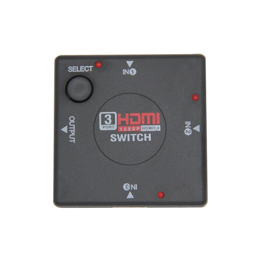 

Mini 3 Port HDMI Switcher 1080P Splitter 3 input 1 Output Box HDMI Selector for PS3 PS4 Smart HDTV 1080P
