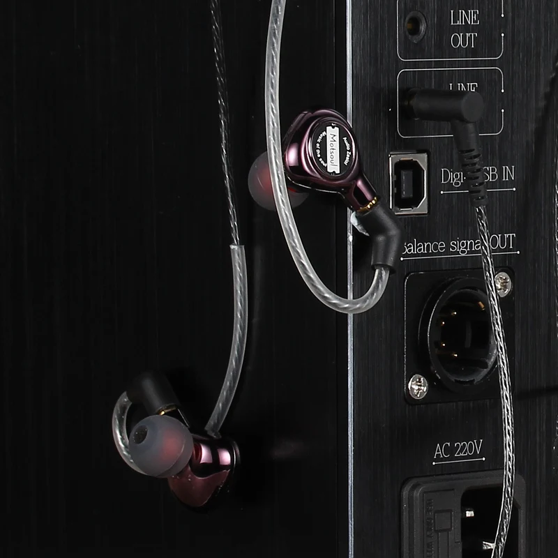 Motsoul X1 1BA + 1DD гибридные наушники в ухо HIFI сбалансированные арматура с